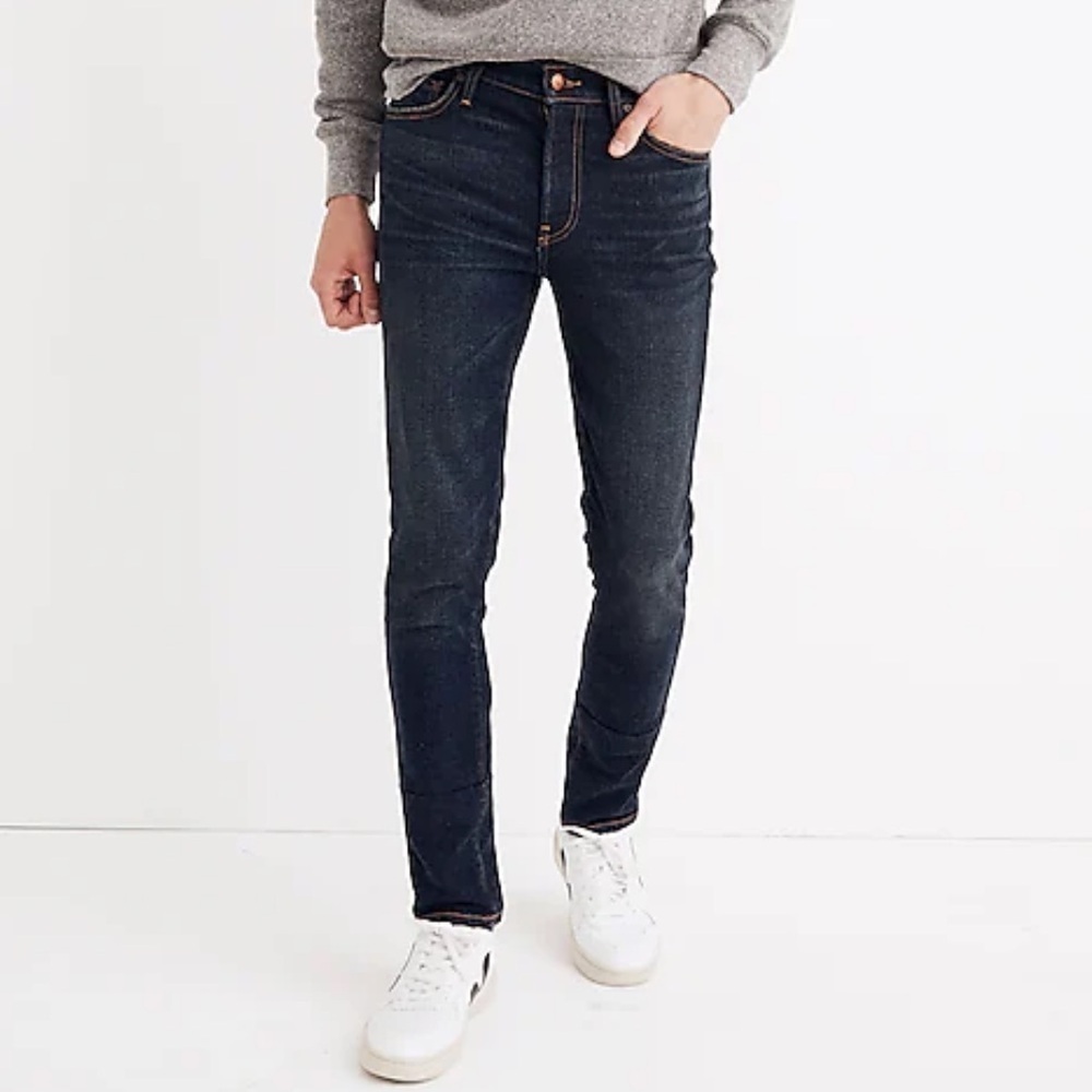 Madewell Skinny Jeans in Heney Wash 32W x 34L